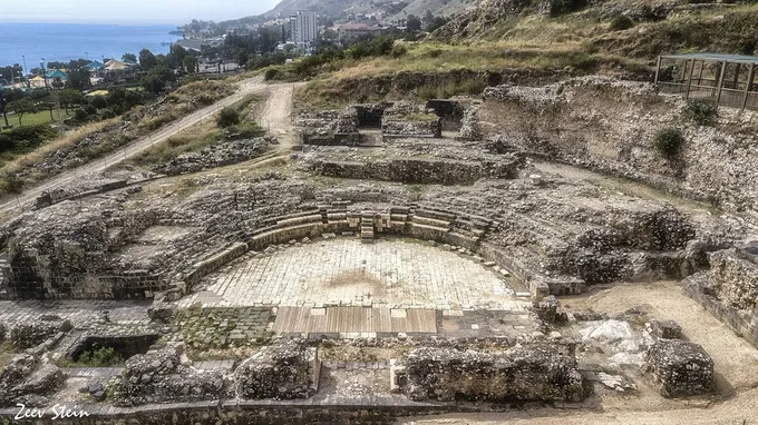 Ruinas de Tiberíades, de donde zarparon las barcas que buscaban a Jesús