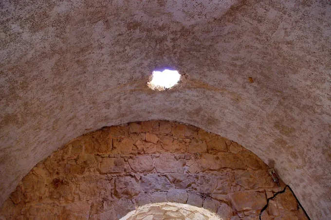 Ruinas del palacio de Herodes en Masada