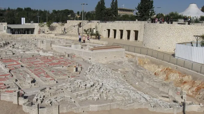 Maqueta de Jerusalén y el Templo en el Segundo Templo