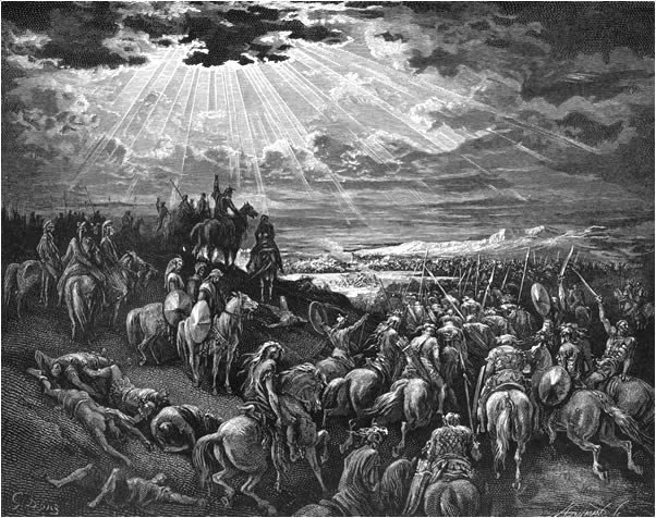Josué detiene el sol