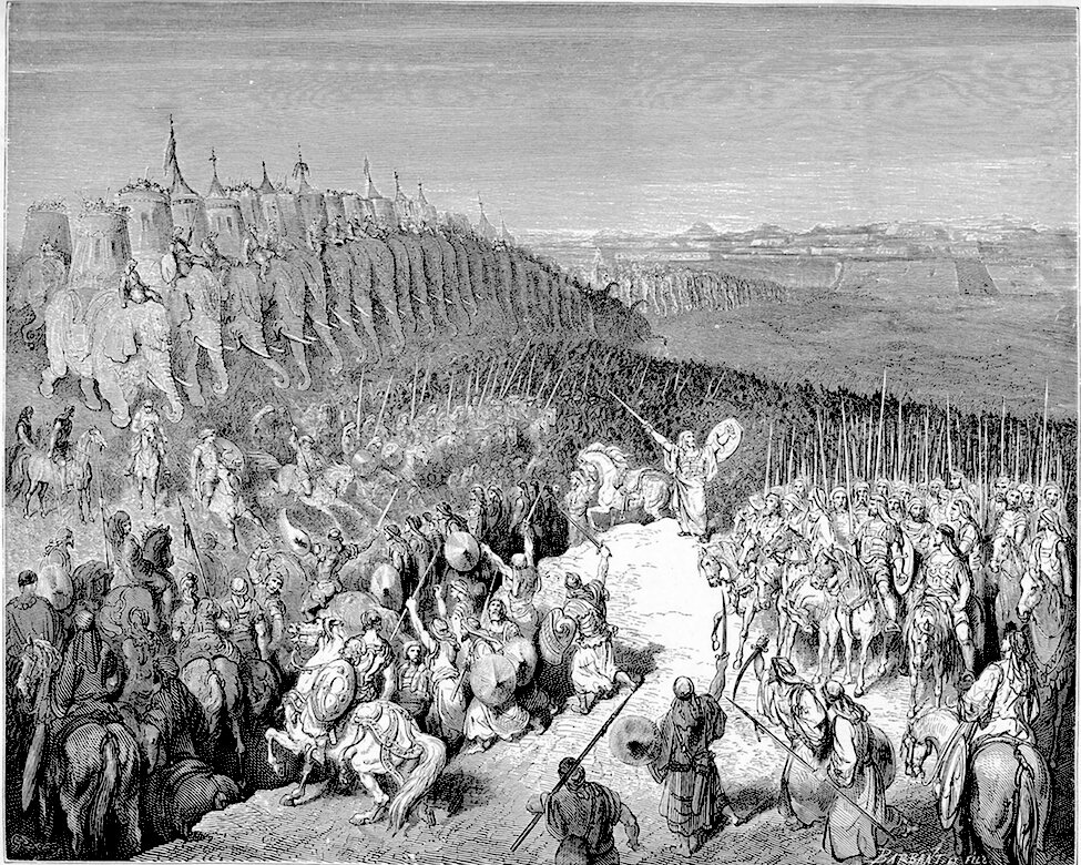 Judas Macabeo ante el ejército de Nicanor